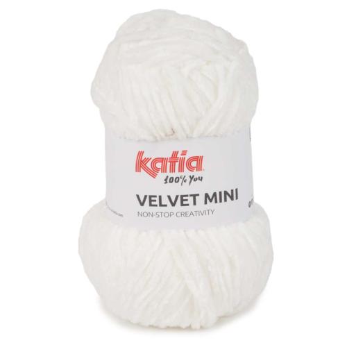 Laine Katia Velvet Mini Coloris BLANC 221