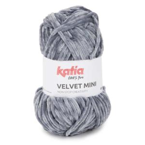 Laine Katia Velvet Mini Coloris Gris Moyen 215