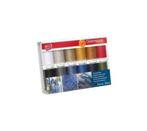 Coffret de fils  coudre spcial jeans Gutermann